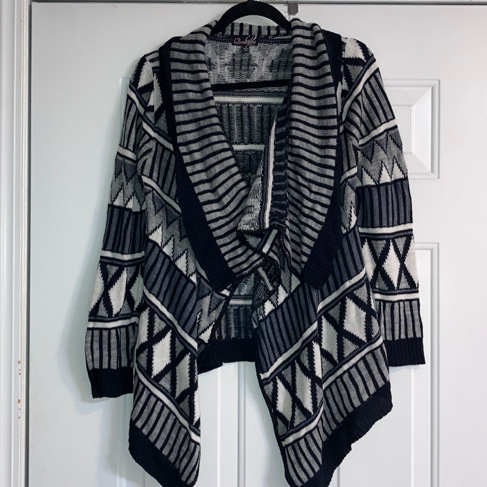 Printed Cardigan